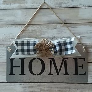 Farmhouse galvanized tin HOME decor